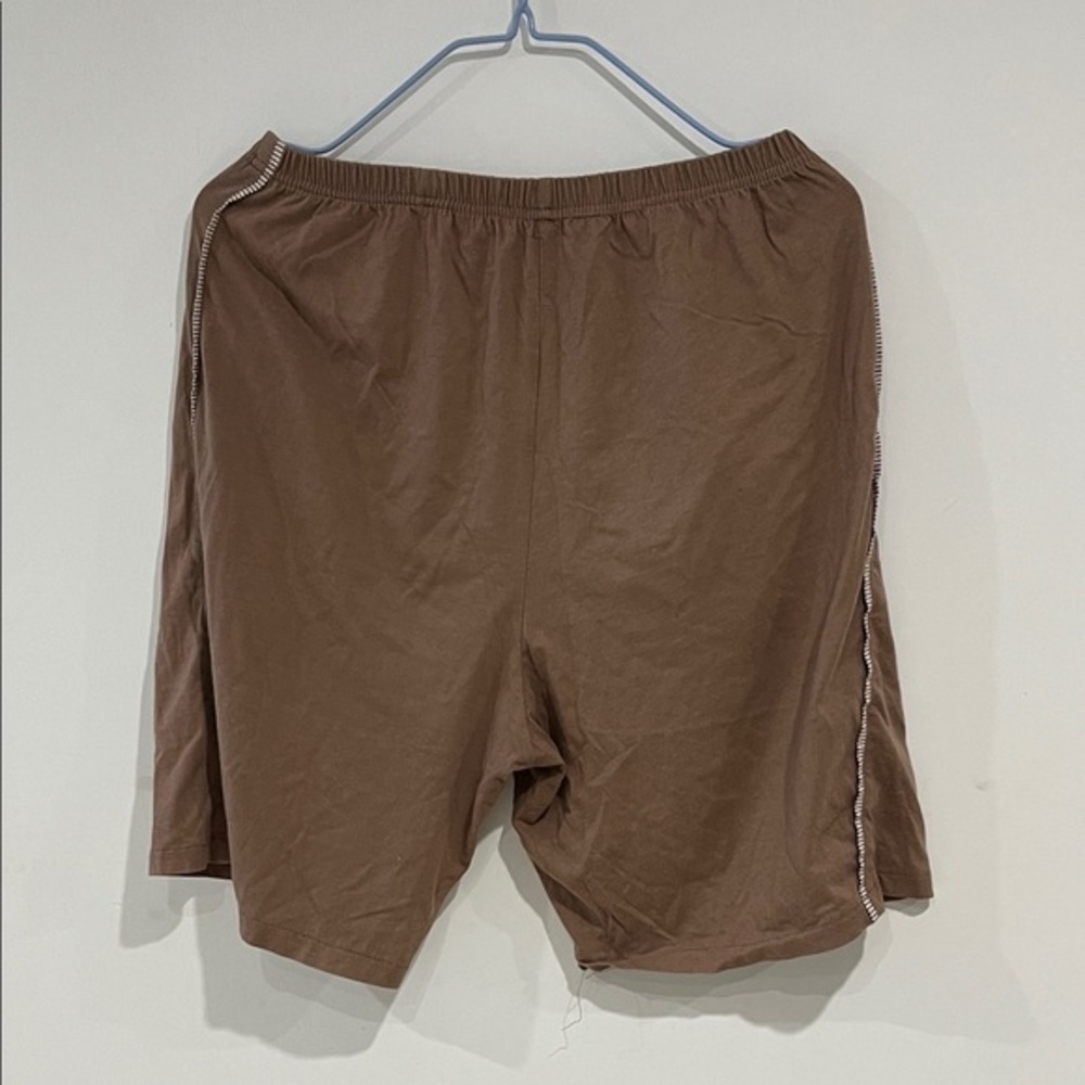 Brown Men’s Casual Drawstring Shorts